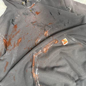 Sudadera con capucha vintage de Carhartt Thrashed imagen 2