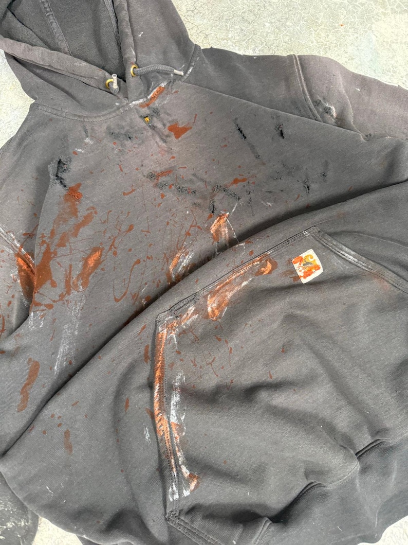 Sudadera con capucha vintage de Carhartt Thrashed imagen 2