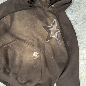 Vintage Distressed Carhartt Hoodie image 2