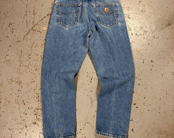 Classic Carhartt Straight Fit Denim Jeans