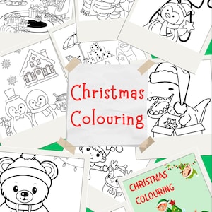 Christmas Colouring Book PRINTABLE