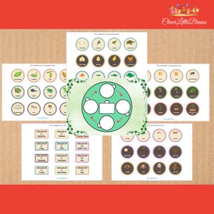 Life Cycles Printable Puzzles | Montessori Life Cycle Puzzle | Butterfly | Frog | Honey Bee | Mosquito | Tomato | Bean Plant | Turtle | Fish