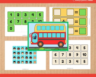 Math Addition & Subtraction Activity up to 10 | Adding Numbers | Subtracting Numbers | Math Activities for Kids Prek - 1st grade