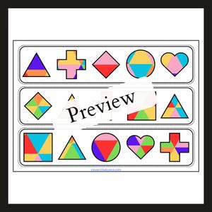 Color and Shape Matching Activity for Kids | Fun Cognitive Development ...