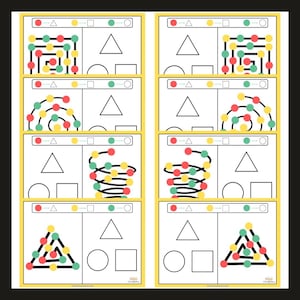 Aktiviteter för bilateral koordination för barn | Hjärnstärkande | Roliga utskrivbara material för hjärnstärkning | Hand-öga-koordination i PDF-format