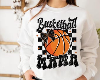 Basketball Mama Png: Game Day Shirt Design (Digital Download)