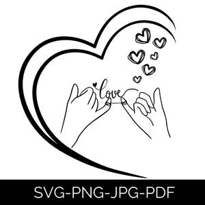 Personalized Holding Hands SVG, Couple Tshirt Design SVG, Gift For Couple, Couple In Love Svg, Anniversary Gift, Customize With Names, Dates