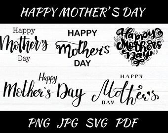 Coração para o Dia das Mães SVG: Arquivo de corte para camisa de mãe (download digital)