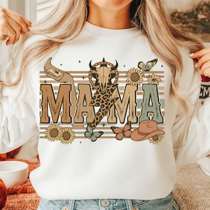 Western Mama Png - Howdy Cowhide - Western Mom Png - Coquette Mama Png - Western Cow Png - Howdy Western Png - Mothers Day Png - Mama Png