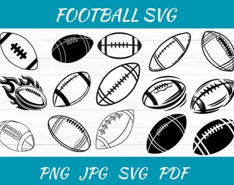 Pacote SVG de Futebol: Silhueta Esportiva, Moldura de Monograma (Arquivos Digitais)