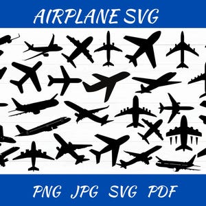 Airplane SVG Bundle: Biplane & War Plane Clipart - Cricut Ready