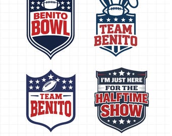 Benito Bowl Football SVG PNG Bundle – Game Day Shirt Designs