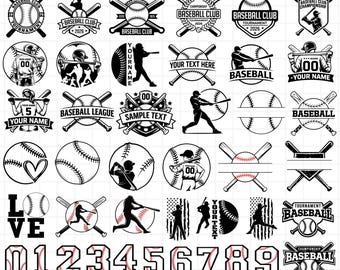 Baseball SVG Bundle – 45 Sports Designs for Cricut Projects