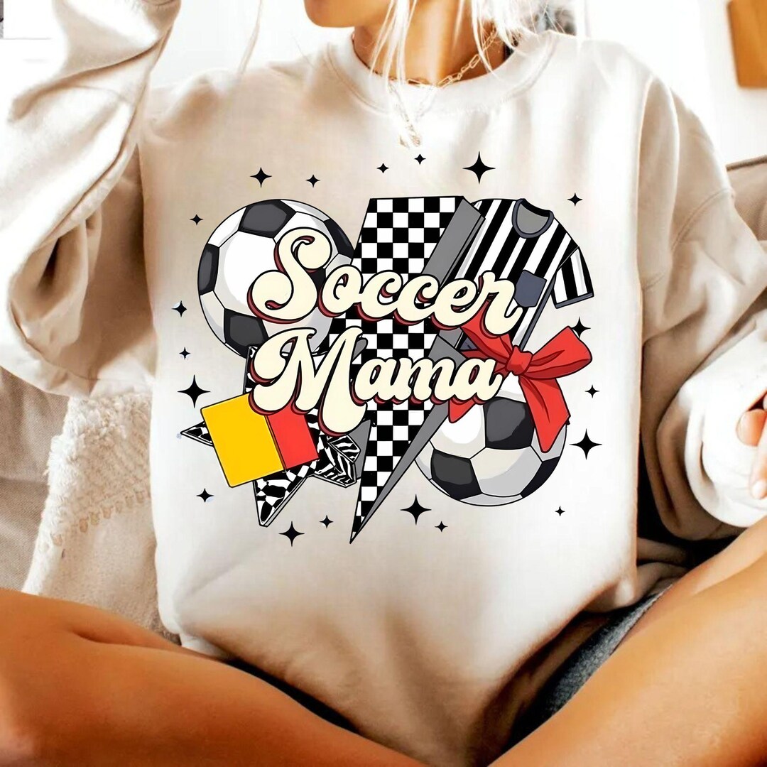 Soccer Mama Png Soccer With Coquette Png, Soccer Mom Png, Retro Soccer ...