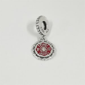 Pandora Firefighter Dangle Charm