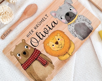 Planche en bois personnalisée, planche petit déjeuner personnalisée, cadeau bébé naissance, cadeaux personnalisés, cadeau baptême, cadeau naissance