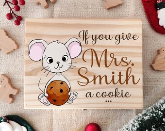 Si vous offrez un biscuit à un enseignant, une boîte de Noël, des cadeaux de Noël pour les enseignants, un cadeau de remerciement pour les enseignants, le directeur, le chauffeur de bus