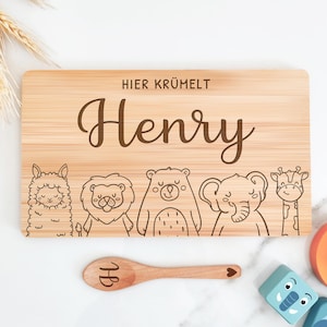 Personalized wooden board, personalized breakfast board, baby gift birth, personalized gifts, baptism gift, newborn gift