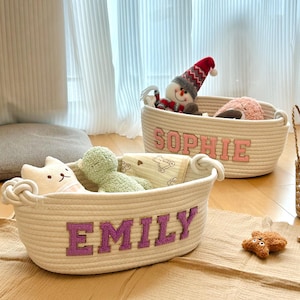 Personalizowany kosz dla dziecka, niestandardowy kosz dla dziecka, kosz prezentowy dla dziecka, kosz prezentowy na baby shower, prezent dla noworodka, organizer na zabawki, prezent na baby shower