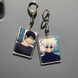 Unique Jujutsu Kaisen Acrylic Keychain, Anime Keychain