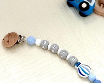 Gepersonaliseerde fopspeenclip, aangepaste babycadeaus, aangepaste fopspeenclip, babyshowercadeau, cadeau pasgeborene, fopspeenclips, clip binky, fopspeenhouder