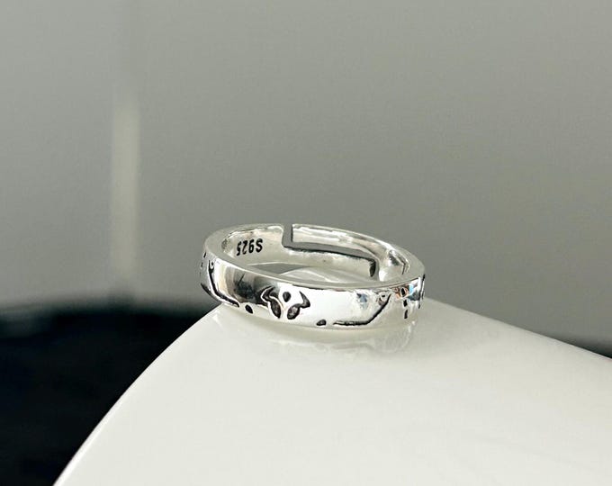 Bague jujutsu Kaisen, bague anime, bague réglable, Gojo, Sukuna, Yuji, Megumi Fushiguro, cadeau pour meilleure amie, cadeau pour elle, cadeau d'anniversaire