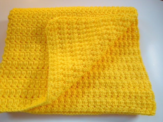 yellow receiving blanket