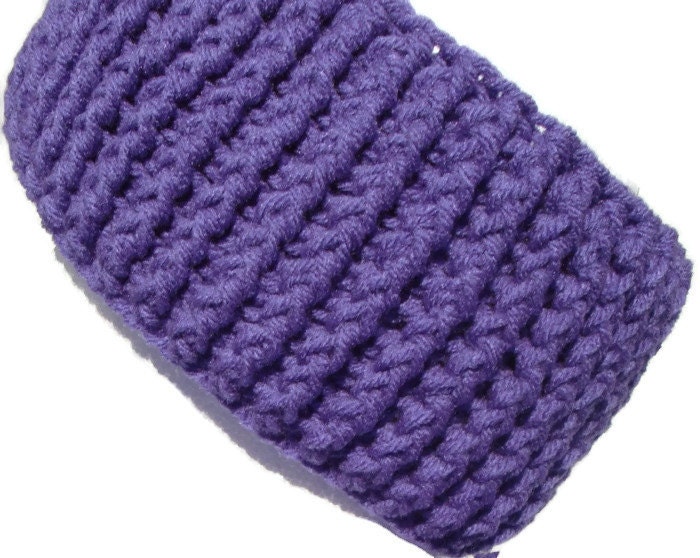 Adult Ear Muffs Crochet Head band Lavender Ear muffsRibbed | Etsy