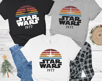 Star Wars 1977 Retro Shirt, Star Wars Shirt, Swing Sweatshirt, Disney Star Wars Shirt, Disneyland Shirt, Star Wars Gift,  Starwars T-shirt