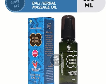 Kutus Kutus Herbal Massage Oil – Natural Botanical Blend