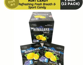 Himalaya Salz Zitronenaroma Sport Candy 1 Box (12er Pack)