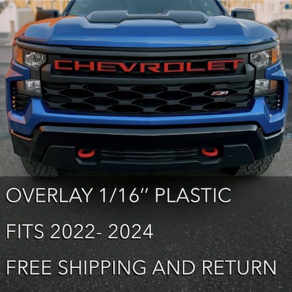 JOJOMARK Tailgate Inserts Letters Compatible With Silverado 1500 250