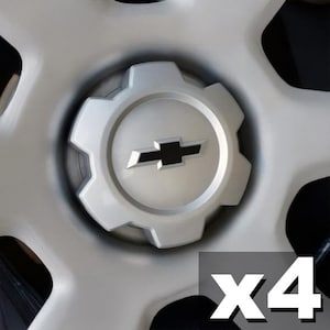 x4 Gloss Black BowTie PLASTIC WHEEL OVERLAYS 2022-2025 Colorado not vinyl