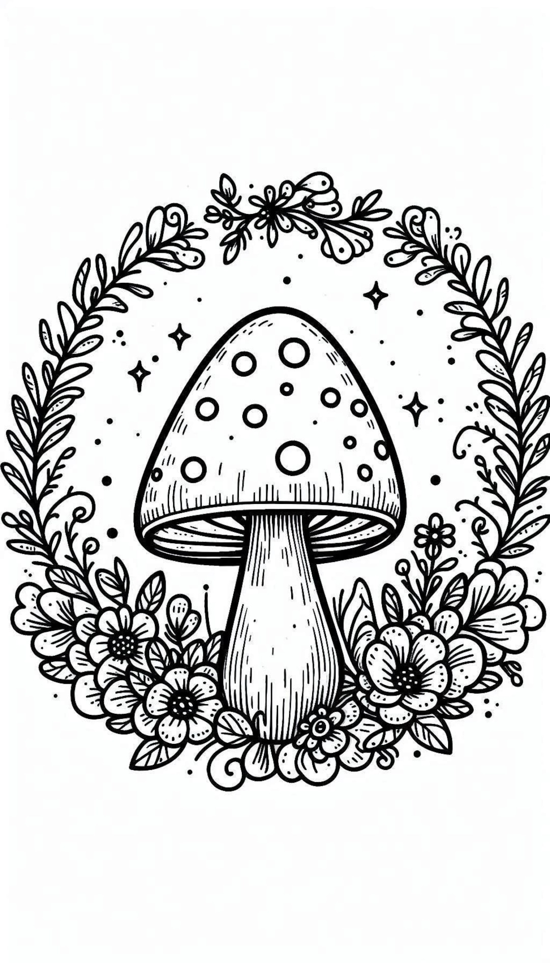 Vintage Floral Whimsical Fun Cute Teen and Adult Coloring Book Pages ...