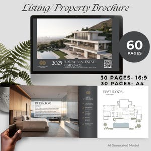Real Estate Listing Presentation Canva Digital Slide Deck Realtor Marketing Kit Powerpoint Professional 2027 Simple Booklet Suite Layflat