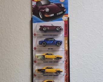 Hot Wheels Wall Mount | Carded Mainline Display | Modular Holder | Expandable Wall Display