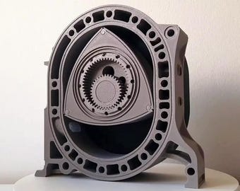 Wankel Rotary Engine Model | 3D Printed USB Desk Decor