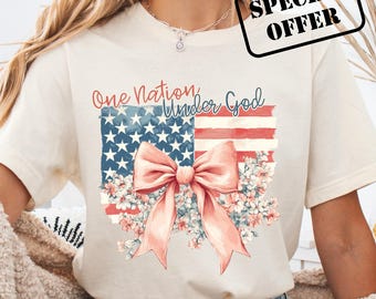 Christian Patriotic T-Shirt: American Flag, Faith & Freedom
