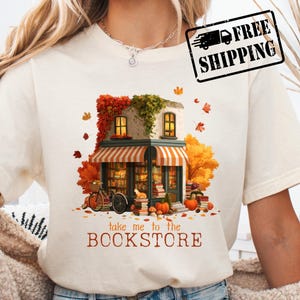 Bookstore Sweatshirt: Fall Book Lover Gift