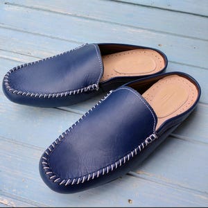 Genuine leather loafer sandals for men and women. Driving shoes. Loafer sandals handmade by artisans.