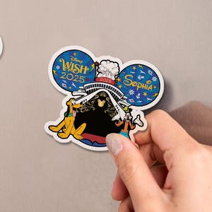 Personalized Disney Cruise Line Magnet, Pluto Cruise Magnet, Goofy Magnets, Disney Cruise Door Magnet, Disney Cruise Decor