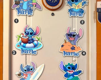 Imán de crucero personalizado de Stitch, imanes de Lilo y Stitch para crucero, crucero de Stitch, imanes de verano de Stitch, imanes de crucero Dcl, imanes de Stitch