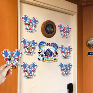 Personalized Captain Mickey Cruise Magnets, Dcl Cruise Magnets, Mickey Cruise Magnets, Mickey and Friends Magnets, First Cruise Magnet