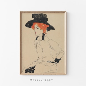 Vintage-Women Portrait Print | P132