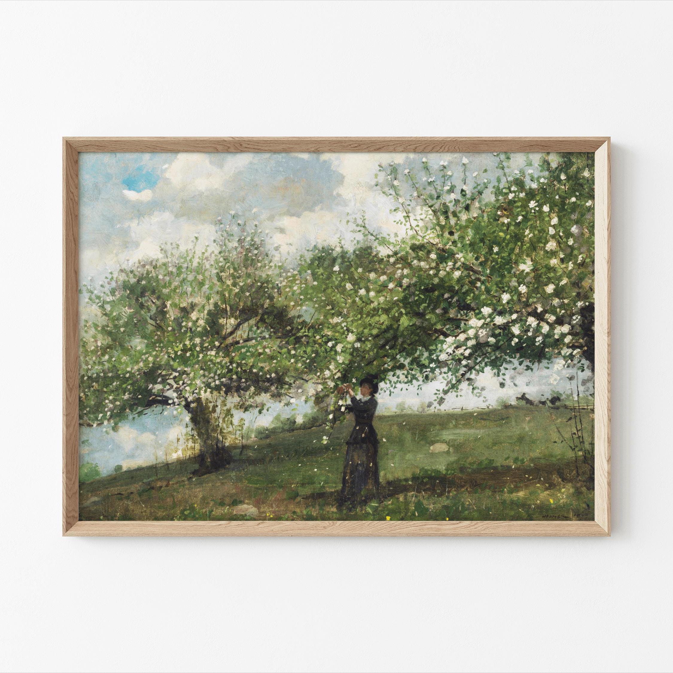 Spring-wallart Gallery | Set of 30+ | Artful-spring-landscape ...