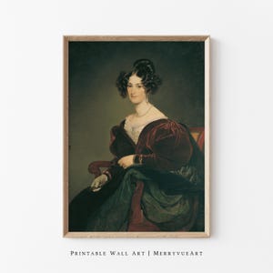 Vintage-Women Portrait Print | Moody-Portrait Wallart | P552