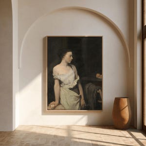 Vintage-Women Portrait Print | Moody-Portrait Wallart | P869