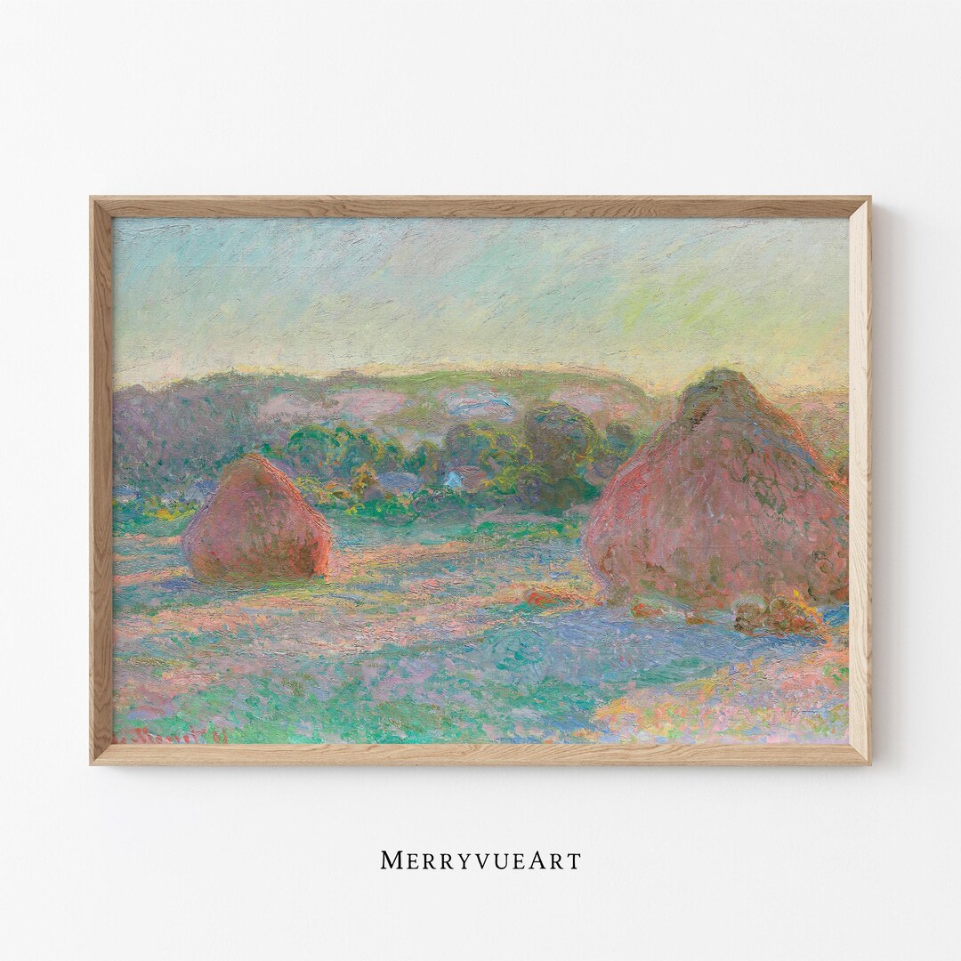 Monet-painting Artful | Monet-wallart-artful Print | L236 - Etsy