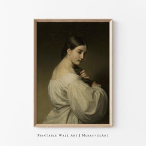 Vintage-Women Portrait Print | Moody-Portrait Wallart | P553