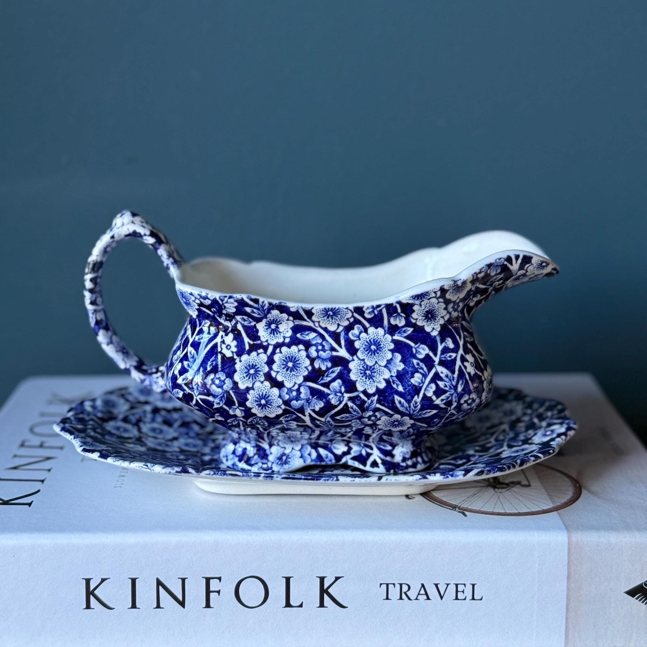 Burleigh blue calico - Etsy 日本